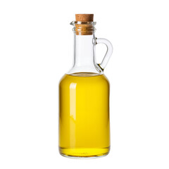 Elegant Glass Bottle with Golden Liquid &ndash; Symbol of Purity, Nature, and Gourmet Sophistication