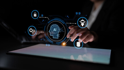 AI security and data ecosystem integrate ai, data, and security into one connected system for automation, protection, and efficient digital processes Latch