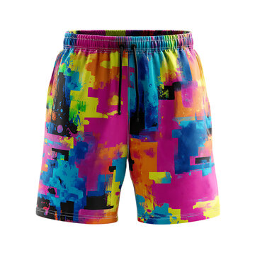 Kandi Rave Shorts Mockup 