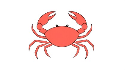 Simple crab illustration (1)