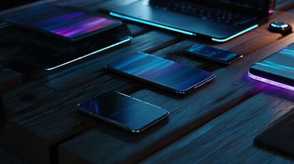 Smartphone displaying online store homepage with brightness