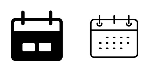 Calendar Event Icon Date and Schedule Reminder