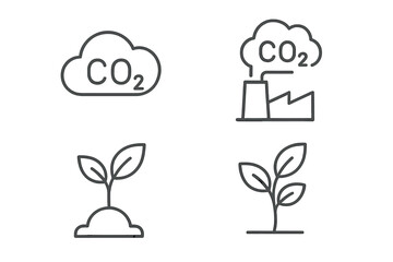 Understanding the impact of carbon dioxide emissions on the environment through simple illustrations