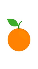 Simple orange illustration