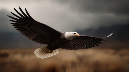 eagle in flight