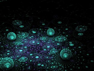 Imaginatory fractal abstract background Image