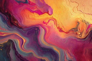 Fototapeta premium Vibrant abstract painting texture background