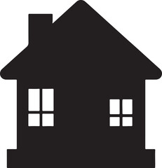 Home new ideas in silhouette image white backgrpound.