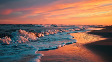 Obraz premium sunset over the sea