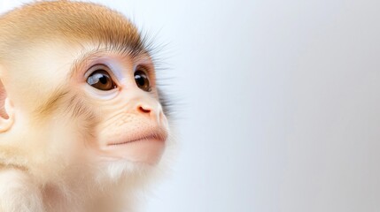cute monkey isolated