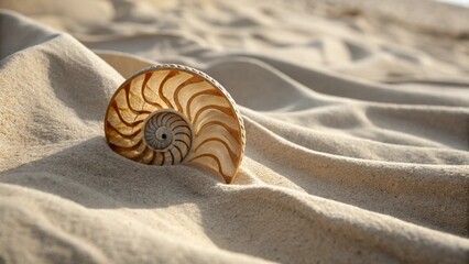 shell on the sand