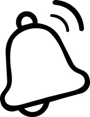 Notification bell icon set. Alarm icon. Reminder. Ringing bells.  Alarm symbol. Incoming inbox message. Web application alert. New message symbol flat style. Vector illustration !