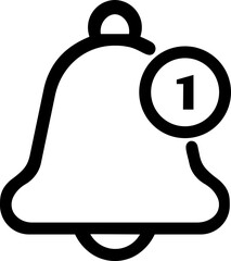 Notification bell icon set. Alarm icon. Reminder. Ringing bells.  Alarm symbol. Incoming inbox message. Web application alert. New message symbol flat style. Vector illustration !