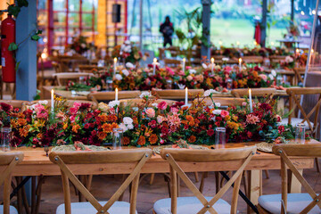 Wedding Decoration Decor Floral flowers tents stylish ceremony celebrations style