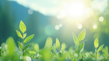 Cute Wood mouse on forest floor