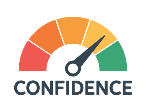 Confidence Level Gauge for Self-Assurance Assessment and Business Decision-Making Indicator