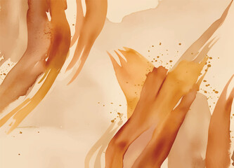 handmade nature-inspired texture watercolor background