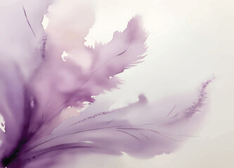 delicate artisanal watercolor painting