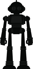 Silhouette of Robot