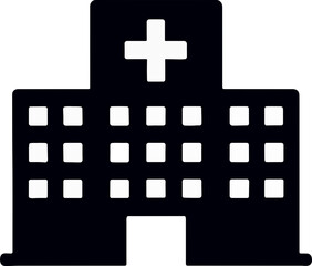 Obraz premium Hospital icon