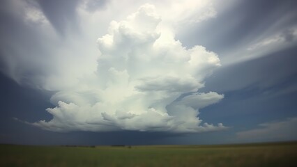 Dramatic storm clouds over Saskatchewan prairie, capturing powerful weather formations with natural light.