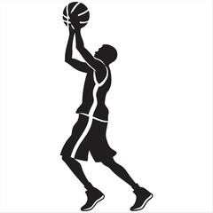 basketball player silhouette
