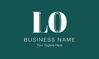 LO L lo initial logo | initial based abstract modern minimal creative logo, vector template image. luxury logotype logo, real estate homie logo. typography logo. initials logo