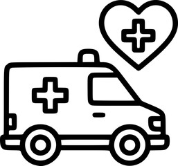 Ambulance Vehicle Icon