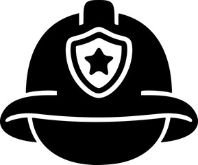 Obraz premium Construction Worker Helmet Icon