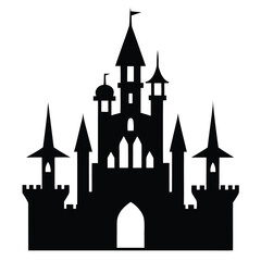 Obraz premium vector illustration of a castle