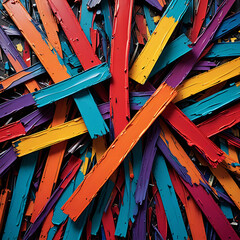Maximalist Color Block Typography Fusion