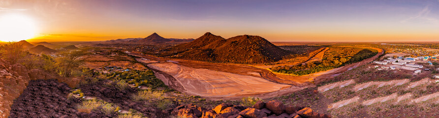 Kawalasee Kalase River seasonal river Lodwar Town Turkana County region Kenya Sunset Landscapes