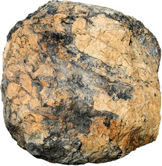 Large single round stone