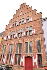 Historisches Gebäude im Zentrum der STadt Xanten am Niederrhein