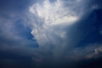 blue sky with clouds