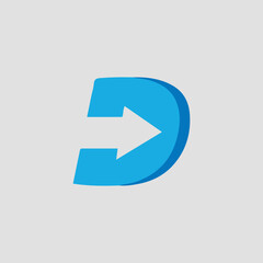 letters rc rd re and ro text logo design vector	