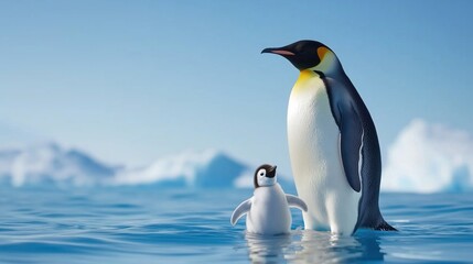 Fototapeta premium Emperor penguins