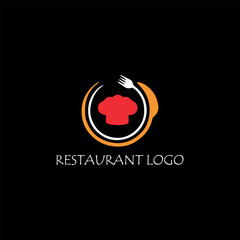 hotel and restaurant logo design vector