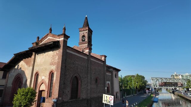 Church of Saint Christopher sul Naviglio in Milan, Italy