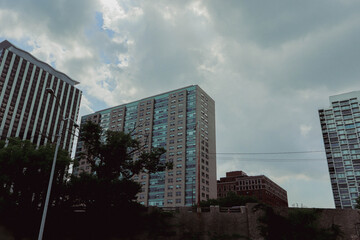 concrete jungle in windy city