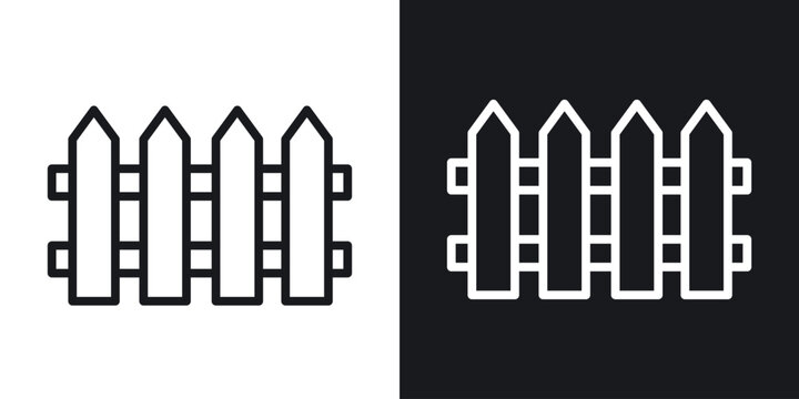Yard icon line concept, linear symbol.