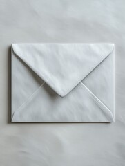 sealed envelope confidential document inside white backdrop  isolated minimal document