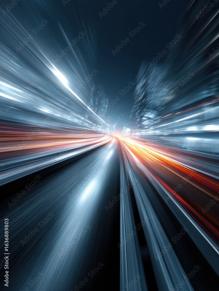 Aufkleber high speed technology concept background light abstract background image of speed movement on the ro