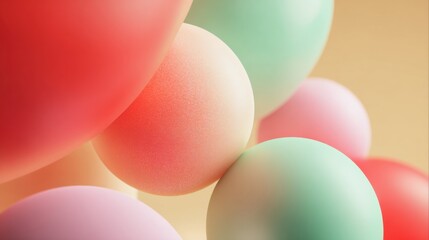 pastel spheres soft background design