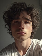 selfie young adult man