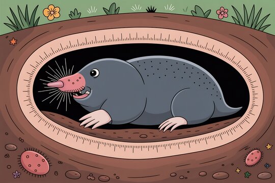 Star-Nosed Mole Sensory Appendage View