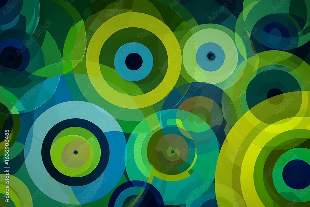 Poster abstract circles pattern background with a modern design and vibrant colors creating a cheerful and 