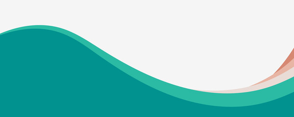 Abstract Curved Business Background with White Space for Corporate Banner or Presentation