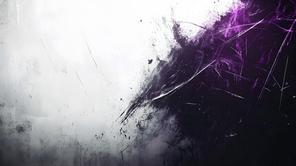Abstract Grunge Texture Background Dark Purple and White Scratched Wall