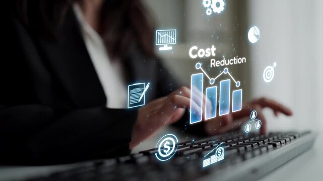 Cost reduction and cost saving through digital transformation, business cost optimization, operational cost reduction, financial savings, and resource efficiency strategies for business success. Muxer